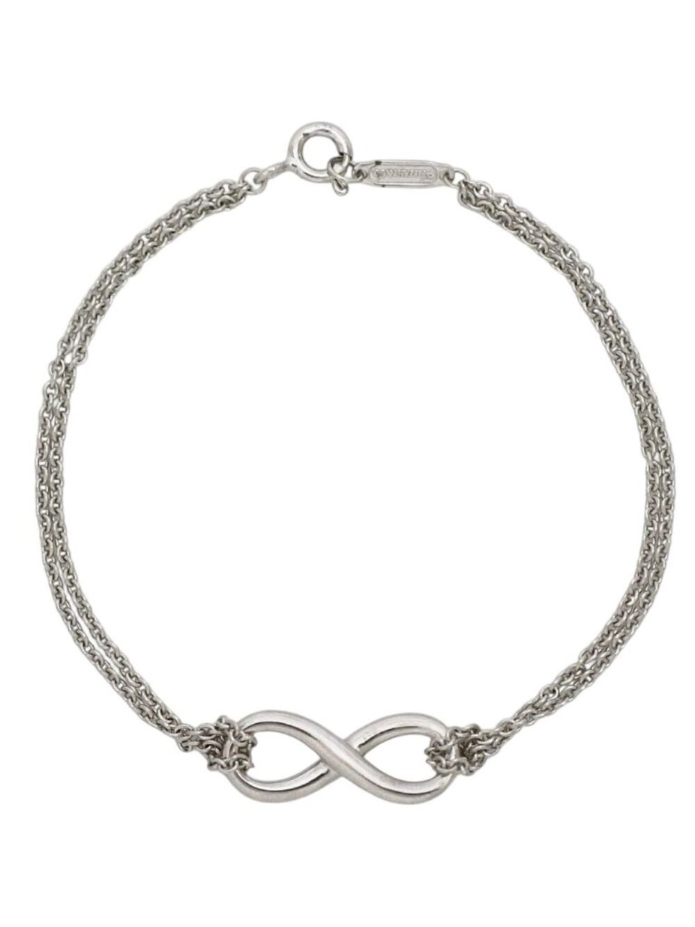Tiffany & Co Bracelet Infinity Polished 925 Sterling Silver Second